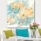 Designart - Teal Buds I - Cabin & Lodge Premium Canvas Wall Art